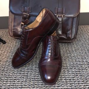 Johnston & Murphy oxfords size 10.5 D / B ox blood